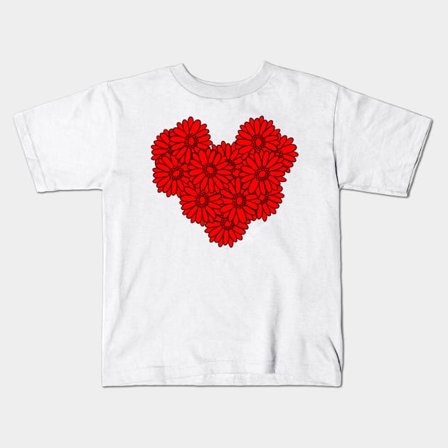 Daisy Love Kids T-Shirt by cozyreverie